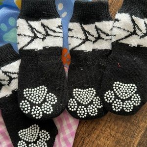 Non-Skid Dog Socks.  Four socks.  
Size 4.5 accord to chart.  NWOT